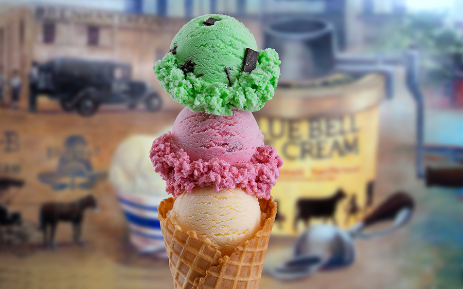 blue-bell-food-service-scoops-cone-painting