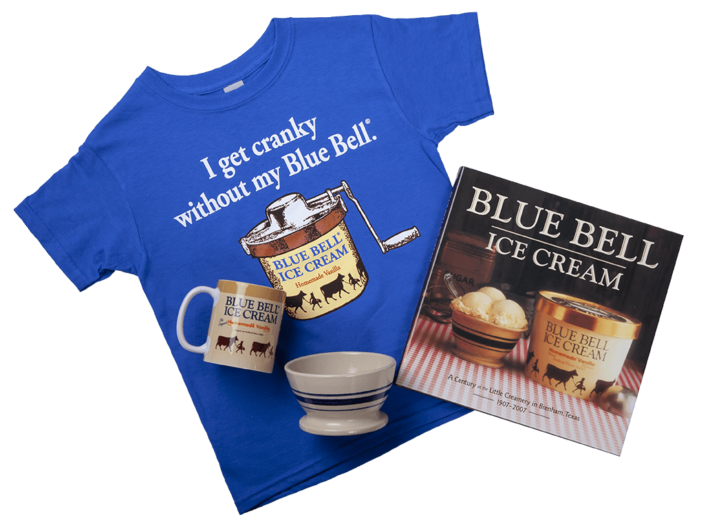 澳洲蓝铃幸运五 Ice Cream merchandise: t-shirt, mug, bowl, and book 澳洲蓝铃幸运五 Ice Cream merchandise: t-shirt, mug, bowl, and book